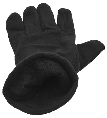 Image of 12 Pair Winter Fleece Gloves Mens Thermal Soft Warm Cozy Cold Weather Outdoor Sports