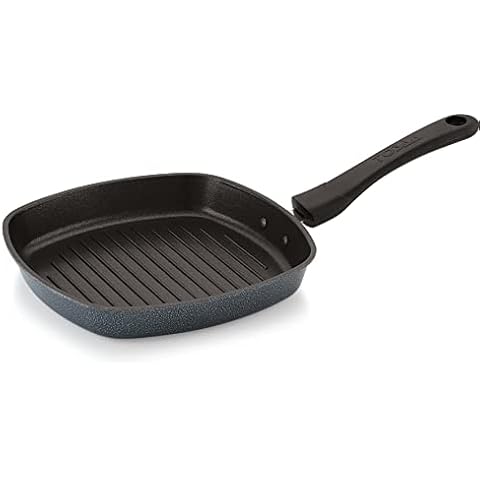 Tosaa Square Grill Pan, Black/Red (22cmx22cm) Cover