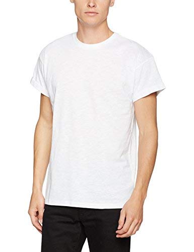 New Look High Roll, Maglietta Uomo, Bianco