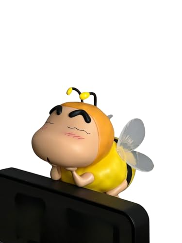 JICOMUSクレヨンしんちゃんランプ、クレヨンしんちゃんナイトライト人形、ナイトライトベッドサイドランプ、リビングルーム装飾ランプ、ハニーパターンアンテナ/本体発光LEDタッチライトナイトライト子供部屋装飾ホームギフト (タイプA 10cm(非発光))