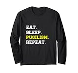 Photo Gallery eat sleep pugilism ripetere divertente arti marziali citazione/dire maglia a manica Photo Gallery eat sleep pugilism ripetere divertente arti marziali citazione/dire maglia a manica