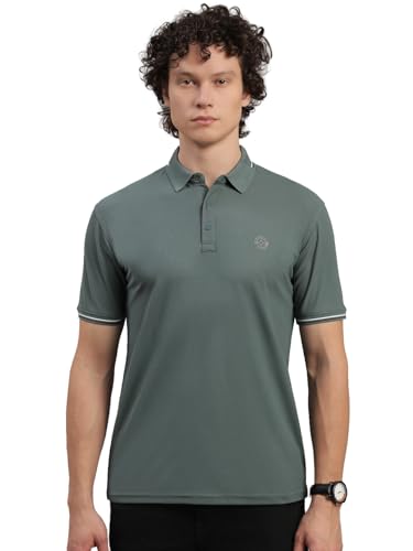 Image of Lux Nitro Men's Polo T-Shirt with Jacquard Collar | Half Sleeve Collar T-Shirt for Men | Casual & Office Wear