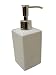 Imagen de DOSIFICADOR DISPENSADOR JABON BAÑO Porcelana Cuadrado Soporte 325ML Variado