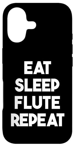 Eat Sleep Flute Repeat - �ʔ����t���[�g�t�� �X�}�z�P�[�X iPhone 17 �p