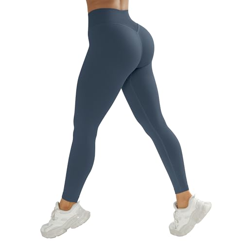 Image of MOOSLOVER Seamless Butt Lifting Workout Leggings for Women High Waist Yoga Pants Compression Contour Tights