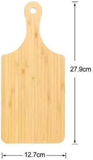 Bamboos Chopping Board Restaurant With Handle Pizza Steak Home Fruit