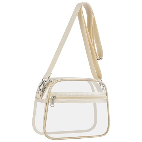 Image of USPECLARE Clear Bag for Stadium Events Clear Sports Fan Handbags Purses