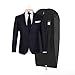 HANGERWORLD Super Strong Waterproof Black Nylon Suit Cover Bag - 44" with 6" Gusset - Holds Several Garments
