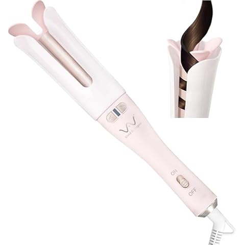Automatic Curling Iron, Professional 1.25'' Rotating Hair Curler, Anti-Tangle and Fast Heat Up, Easy for Big Curl Hair Styling Gift for Women Christmas Cover