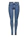 Produktbild ONLY Damen Onlrain Life Reg Skinny Dnm Noos Jeans, Medium Blue Denim, S 34L EU