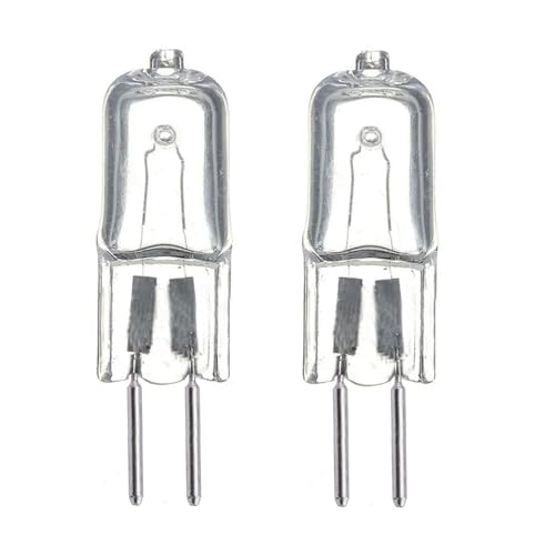 UGEFKMQ Halogen Bulbs G5.3 220V 35W 50W 75W 100W Halogen Light Bulb G5.3 20W GU5.3 Bi-Pin Base Clear Lense Capsule Lamp for Warmers Aroma Lamps Melts Fragrance Oils 1PC 100W