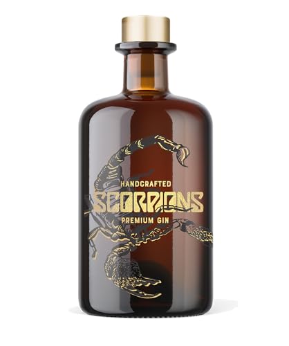 Scorpions Gin | Handcrafted Gin | Einzelflasche 500ml | 42% Vol. | Scorpions Fanartikel