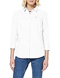  Tommy Jeans Damen TJW Slim FIT Oxford Shirt Sporttop, Weiß (White 100), (Herstellergröße:L)