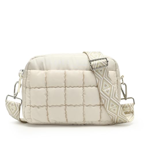 Image of Herald Small Puffer Nylon Quilted Crossbody Bags Handbag for Women