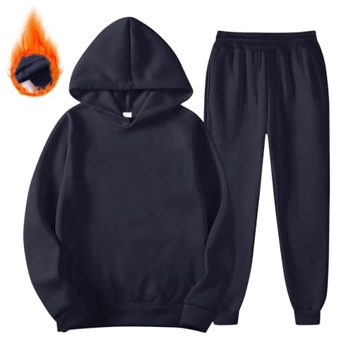 Girls Fleece Sweatsuit Set Hoodies Long Sleeve Kids Winter 2 Piece Outfit Boys Workout Preppy Tracksuit Fall Outfits4