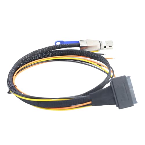 Cable SFF-8644 a SFF-8639 transmision de datos cable servidor disco duro de repuesto 2