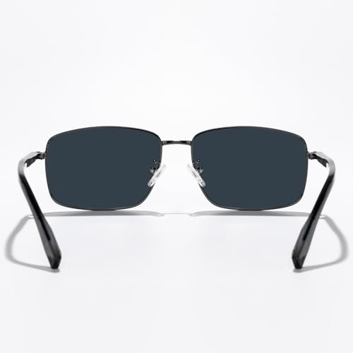 Fashion Rectangle Sunglasses for Men Women Metal Bridge Retro Sunglasses for Driving Travel Beach Outdoor Activities4
