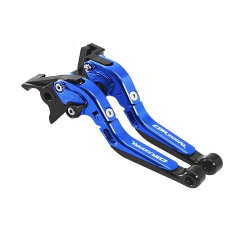 Levier d'embrayage moto bleu et frein pliable pour CBR1000RR 2008-2020