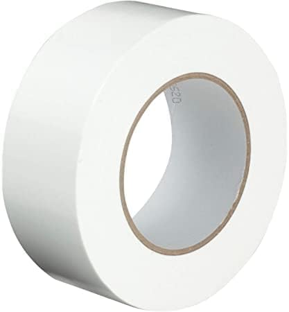 BULK HARDWARE 1 X Tank Duct Cloth Gaffa Gaffer Tape White | 50m x 50mm | Cloth Waterproof Adhesive Tape