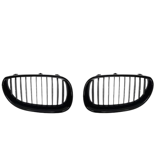 Grille capot avant pour Série 5 E60 E61 2004-2009 calandre noire à ligne unique
