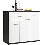 Giantex Buffet Sideboard, Kitchen Storage Cabinet, Console Table Cupboard with Drawer, Adjustable...