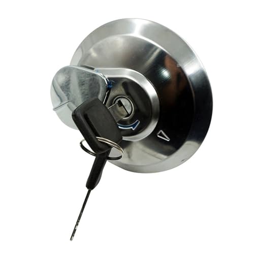 Bouchon de réservoir d'essence King 125 aluminium haute finition avec clés de sécurité