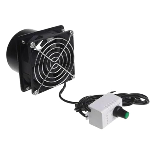 Sghtil Ventiladores de ventilación para el hogar | Amortiguador de soldadura de velocidad ajustable USB, mini extractor de ventilación de aire, extractor en línea para inodoro, ventana, baño, cocina