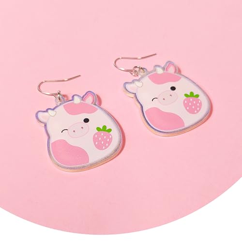 LUV HER Squishmallows Earrings Gift Sets - Hypoallergenic Nickel-Free - Ideal Gifts for Girls' Parties, Costumes Ages 8+4