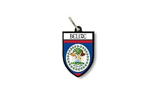 Porte cles clefs cle Drapeau Collection Ville Blason Belize