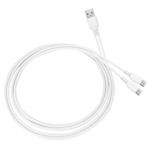 Image of YINORD Charger for Momcozy M5 Breast Pump, USB Charging Cable, for M5, M6, M9, S9 Pro and S12 Pro Hands-Free Breast Pump 3.2ft (White)
