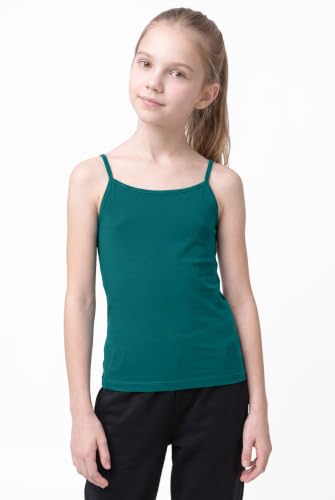 Image of Kurve Girl's Sleeveless Tank Top - Stretch Undershirts Cami Camisole, UV Protective Fabric, Rated UPF 50+ (Made in USA)