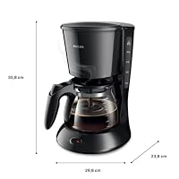 Philips Daily Collection Kaffeemaschine – Aroma-Twister für optimalen Geschmack, 1,2L Fassungsvermögen, Tropf-Stopp, automatische Abschaltung, spülmaschinenfeste Teile (HD7461/20) – Ansicht 7