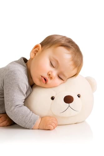 Image of Fun4you Panda Pillow Soft Toys for Kids Cute Plush Cushion Toy, Stuffed Animal Pillow, Baby Cuddly Toy, Washable & Huggable Birthday Gift for Boys & Girls, Home Decor Plush (Cream, 35 cm)