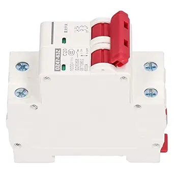 DC Circuit Isolator, Low Voltage 2P 1000V 20A Small Mini Circuit Breaker for Solar PV System for Power Systems for Communication