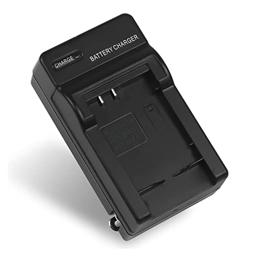 KWTOUL NP-BX1Battery Charger Compatible with Sony Cyber-Shot DSC-HX300, DSC-HX50, DSC-HX50V/B,DSC-HX60V, DSC-HX90, DSC-HX90V, DSC-RX1, DSC-WX350, DSC-RX100, DSC-RX100 V -  NP-BX1-Charger-BK