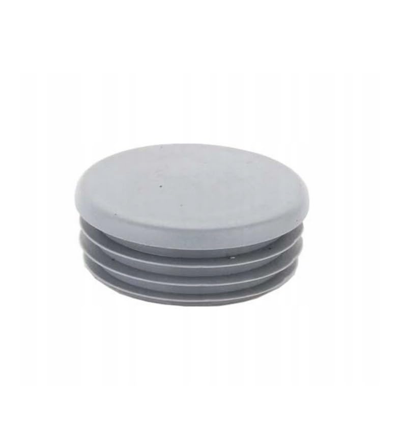 Flap Plug for Round Pipe 160 mm – Grey – PE Polyethylene – Cover Caps – Robust Plastic Tube Cover – for Perfect Protection