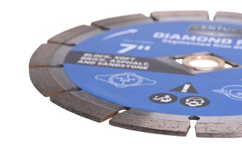 Image of Century Drill & Tool 75470 Professional Segmented Rim Diamond Pro Saw Blade, 7 inch