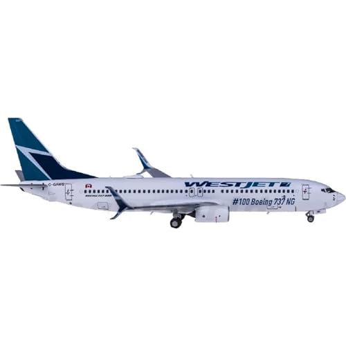 Juguetes modelo de avión WestJet 737-800 C-GAWS escala 1:400 miniatura metal aviación