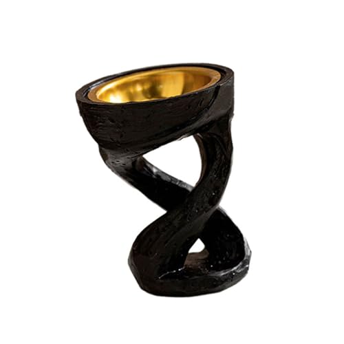 YiQinzcxg Árabe Medio Oriente Depredador Quemador Para Aromatherapies Resinas Torcer Forma Cenzas Primavera Bakhoor Quemador Fragancia Difusor