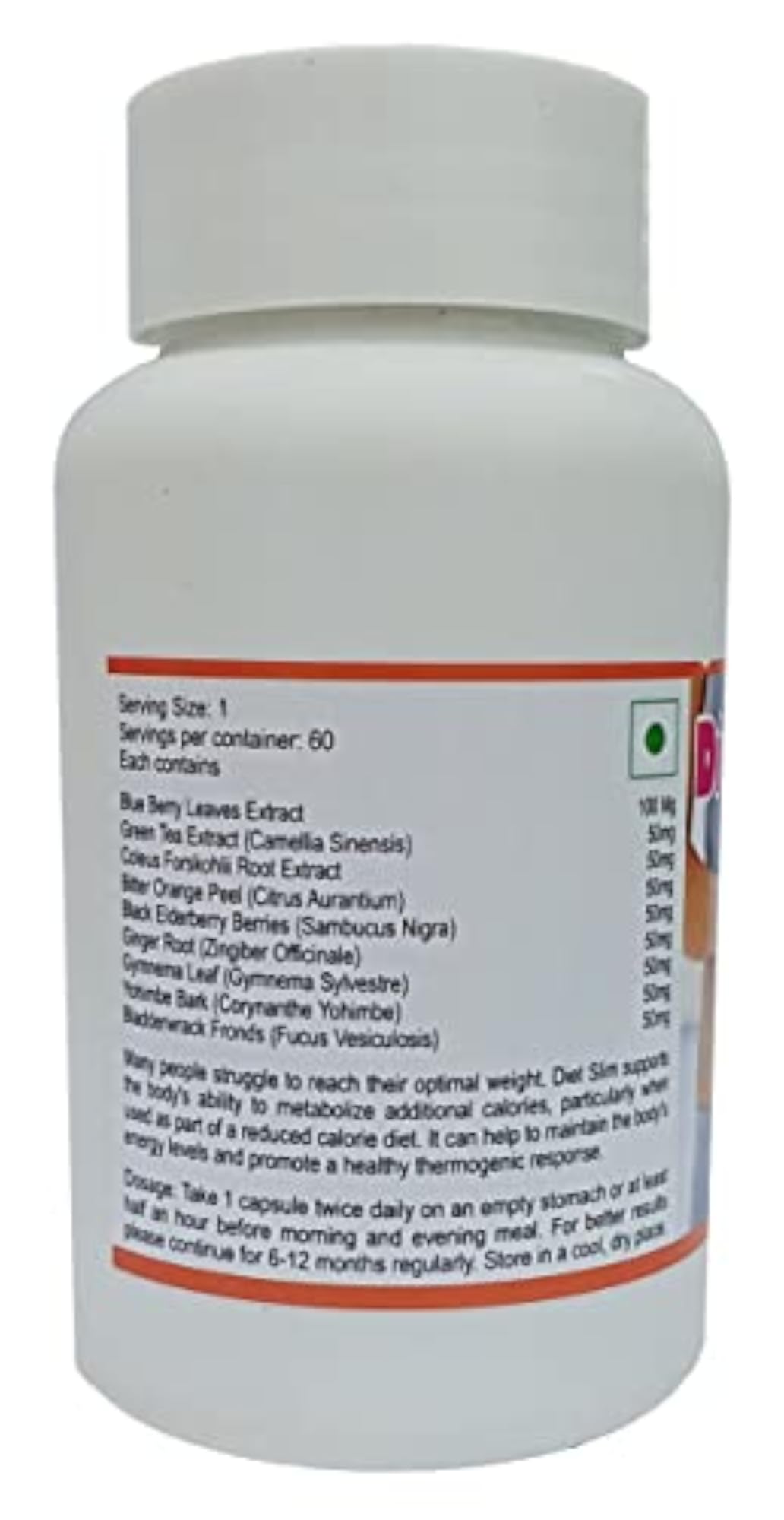 Diet & Slim Capsules, 60 Count