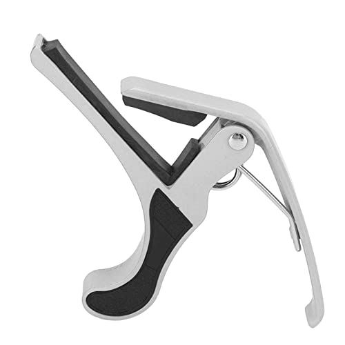 Capodastre pour guitare, Perfect Tone Capo Quick Release avec médiators pour banjo(Argent) - Les Beatles, Paul McCartney, John Lennon, RIngo Starr, George Harrison Capodastre pour guitare, Perfect Tone Capo Quick Release avec médiators pour banjo(Argent) – Image 5