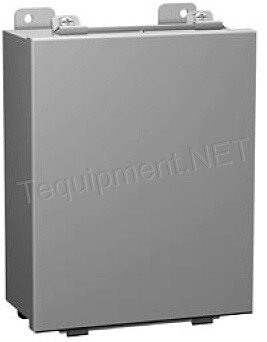 Hammond 1414E N12 J Box, Lift Off Cover w/panel - 6 x 6 x 4 - Steel/Gray