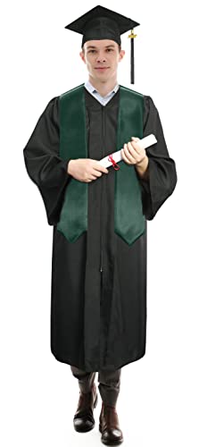 Image of Plain Graduation Stole Sash 60 Inch Unisex Adults Solid