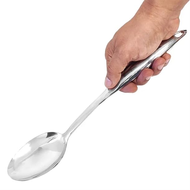 Vogue Plain Spoon St/St - 360mm 14 1/2" - Image 3