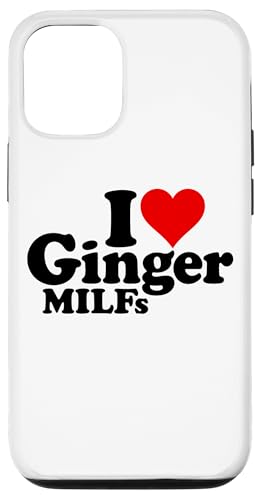 I LOVE HEART GINGER MILFS �Ԗ� �Ԗ� �n�� �X�}�z�P�[�X iPhone 12/12 Pro �p