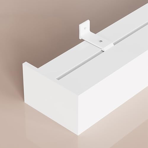 Three-in-One Curtain Track Rod, Ceiling/Wall Mount, Divider Curtain Rail for