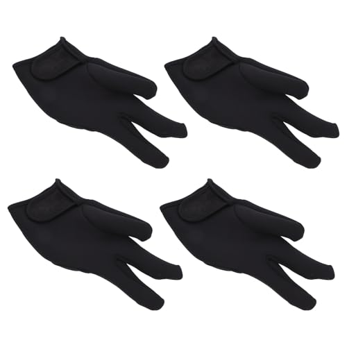 HEATSHAKING 4pcs Heat Resistant Hair Styling Finger Mitts Gloves for Curling Iron and Straightener Protection in Beauty Salon and Home Use