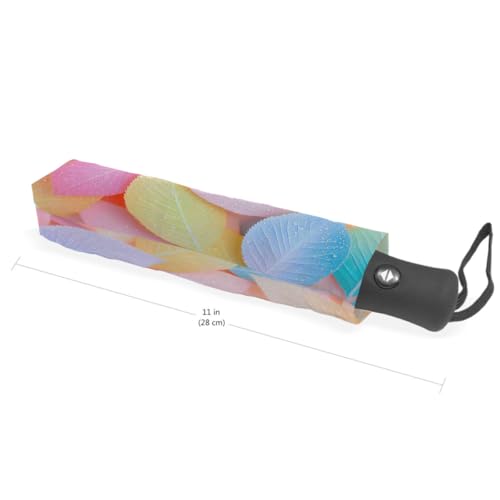 Parasol compact avec protection UV et parapluie portable imperméable - 4