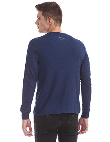 Image of US Polo Men's Solid Regular Fit T-Shirt