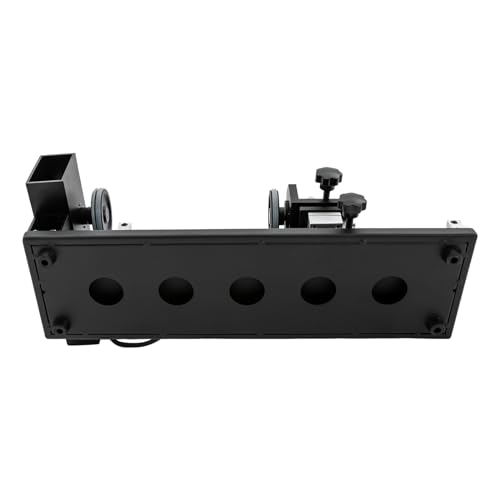 Accesorio giratorio de grabado motorizado para bricolaje y negocios, accesorio de tallado de 2 fases para grabado de precisión